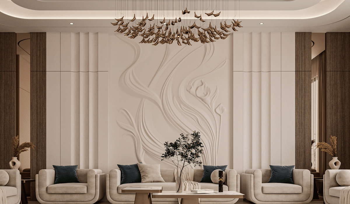 3D Wall Panel Design for CNC Router Carving – STL & Art File Download - Image 5