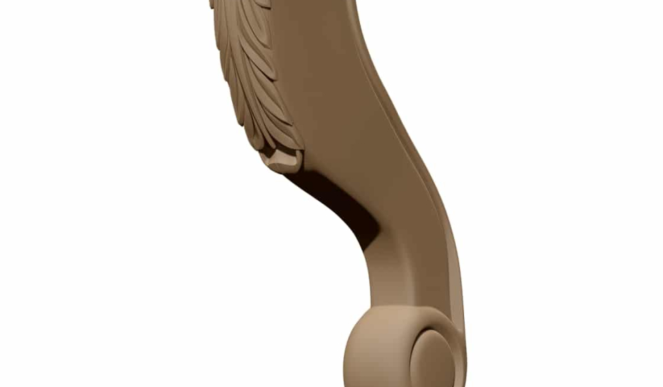 Table Leg Design STL file free download A001144