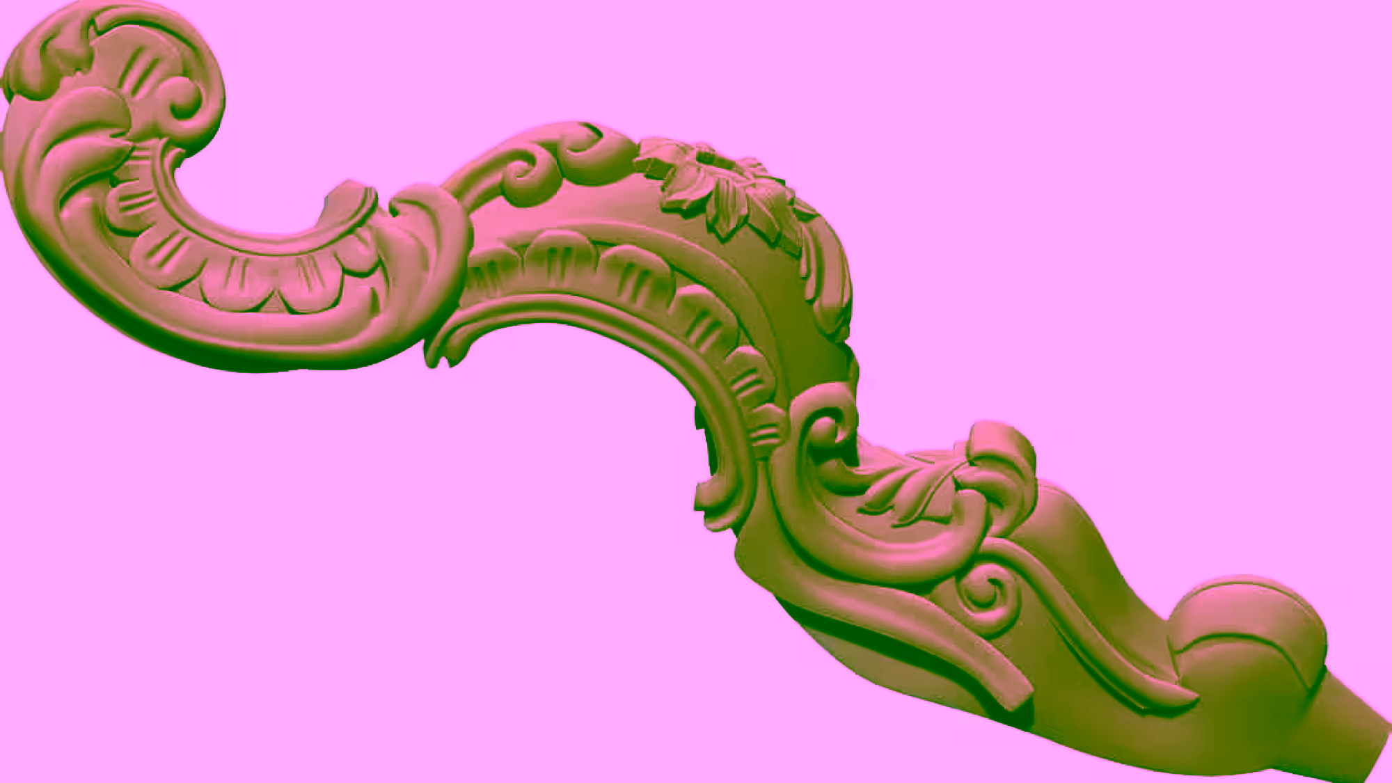 Table Leg Design STL file free download A001145