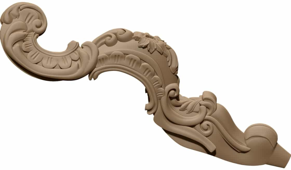 Table Leg Design STL file free download A001145
