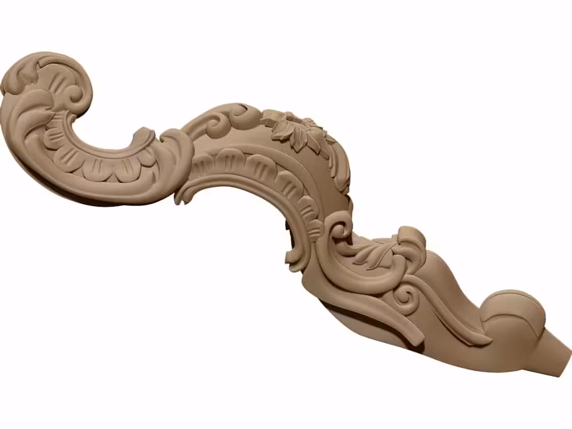 Table Leg Design STL file free download A001145
