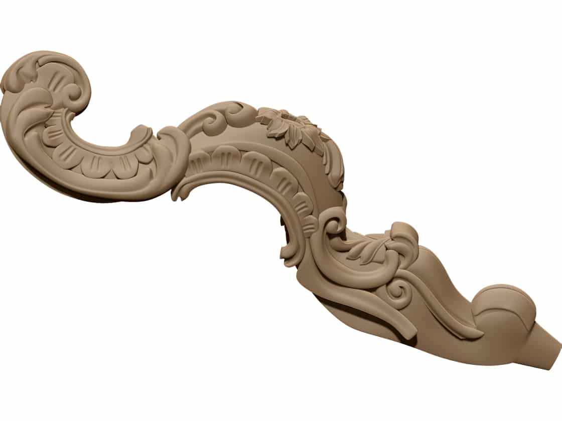 Table Leg Design STL file free download A001145