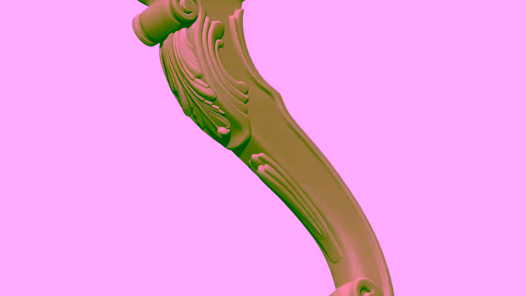 Table Leg Design STL file free download A001146