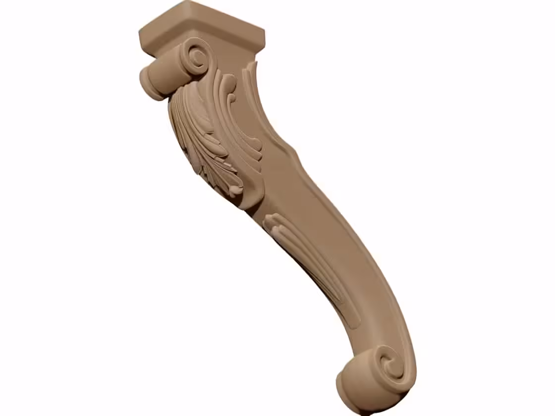 Table Leg Design STL file free download A001146