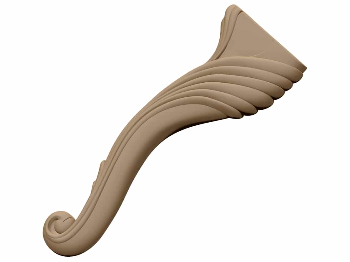 Table Leg Design STL file free download A001147