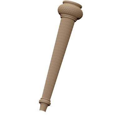 Table Leg rotary Design STL file free download -001170