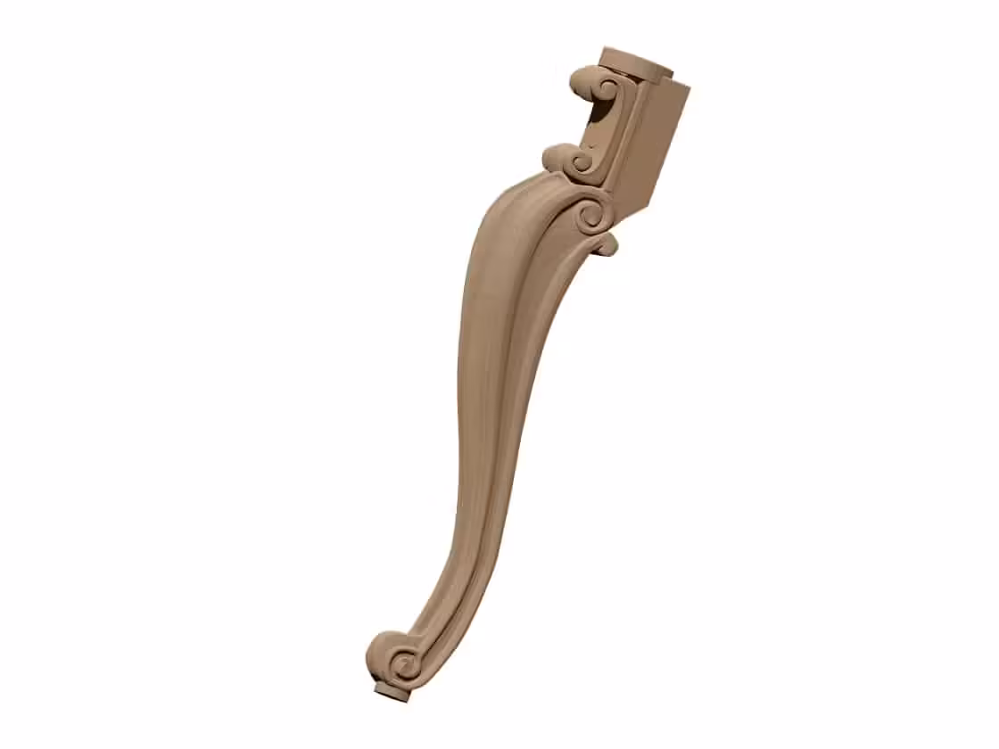 Table Leg rotary Design STL file free download A001167