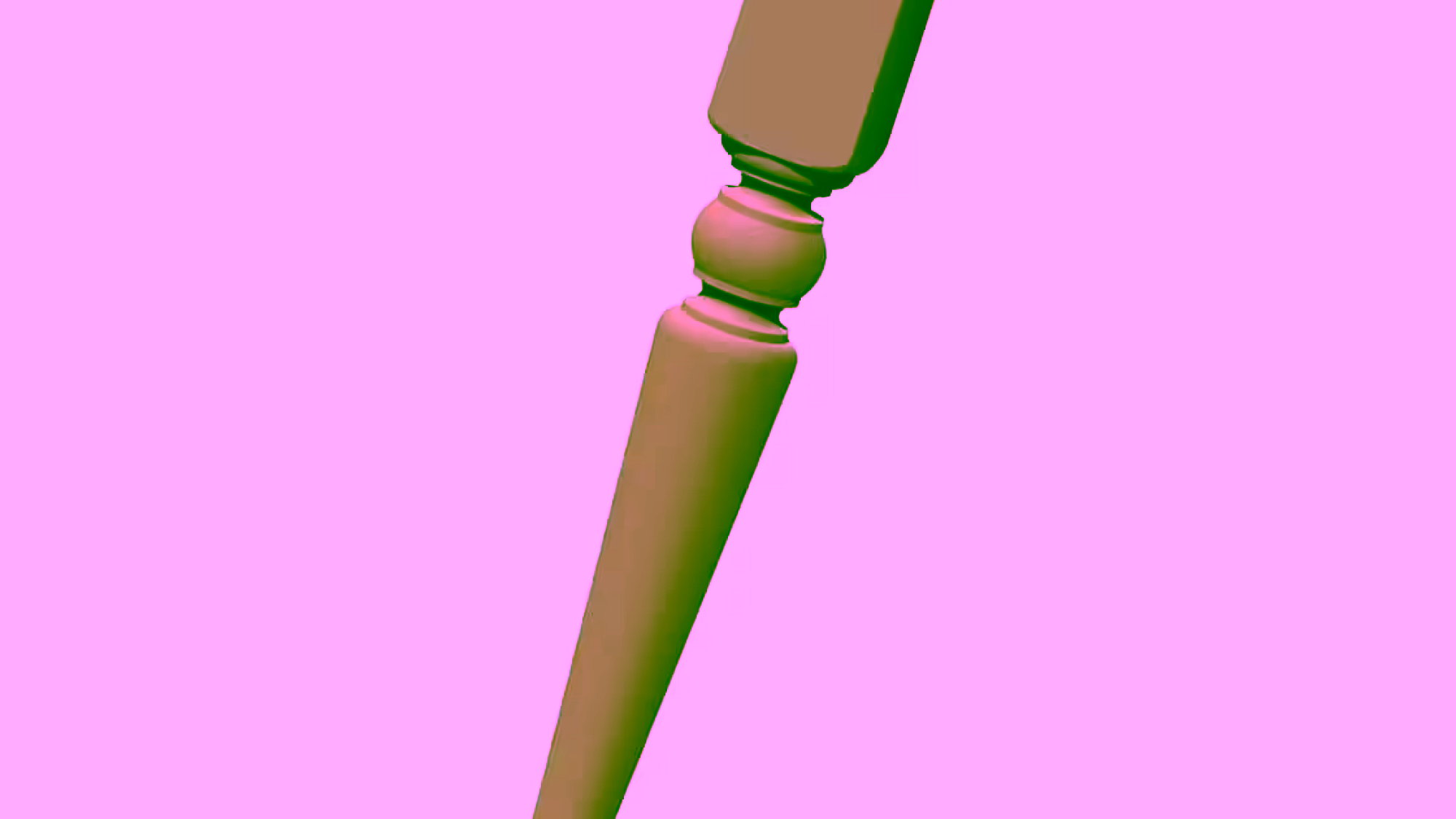 Table Leg rotary Design STL file free download A001171
