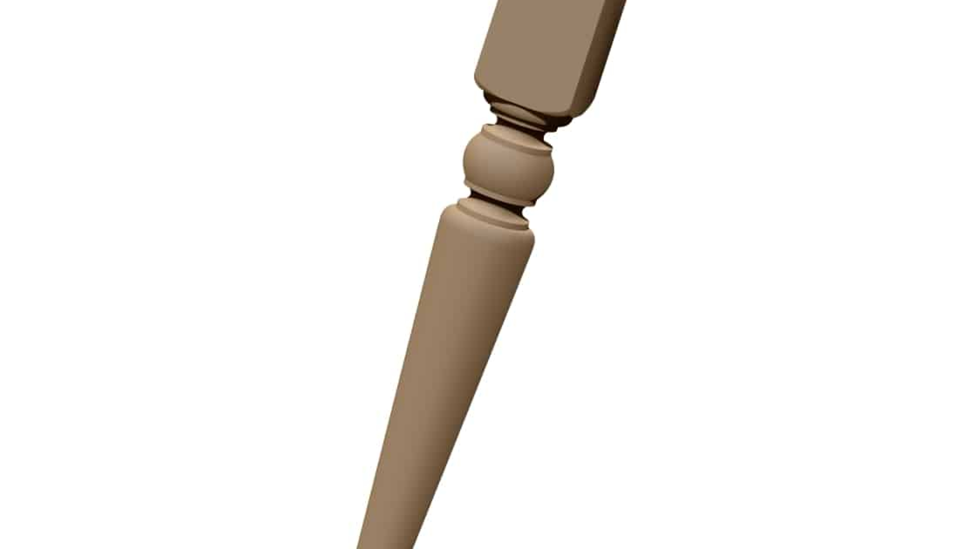 Table Leg rotary Design STL file free download A001171