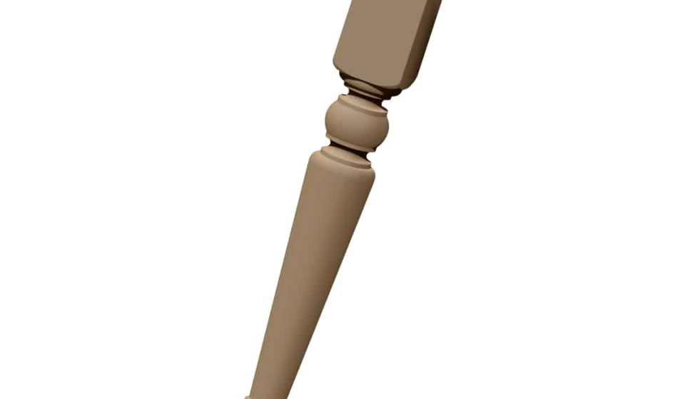 Table Leg rotary Design STL file free download A001171