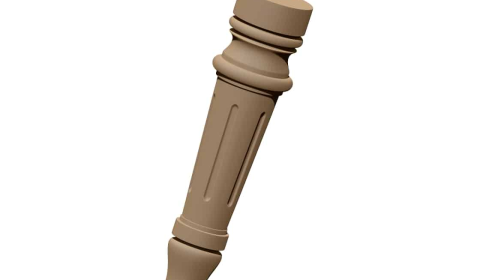 Table Leg rotary Design STL file free download A001172