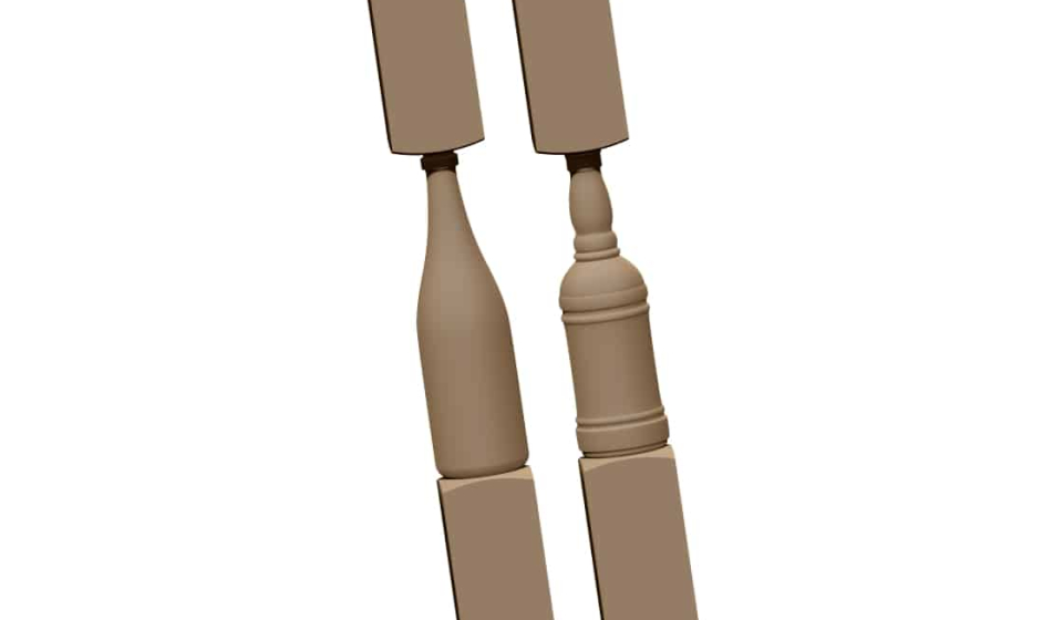 Table Leg rotary Design STL file free download A001173