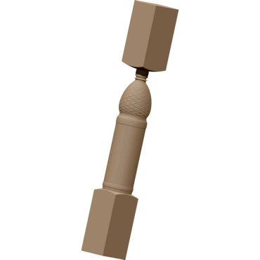 Table Leg rotary Design STL file free download A001174