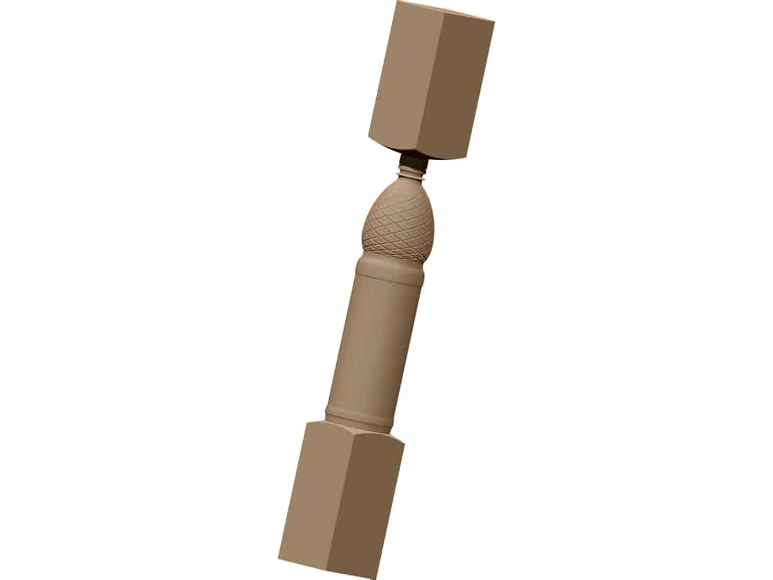Table Leg rotary Design STL file free download A001174