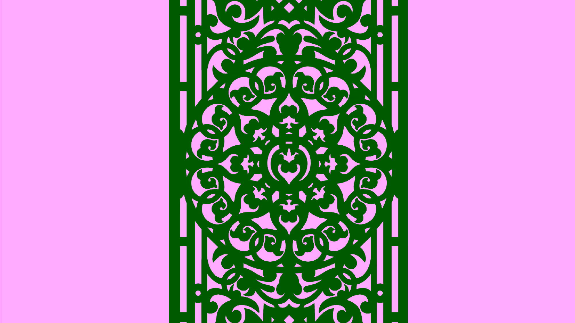 2D Vector Design for Laser CNC dxf file free download A001240