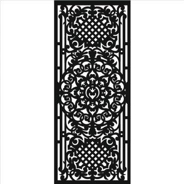 2D Vector Design for Laser CNC dxf file free download A001240