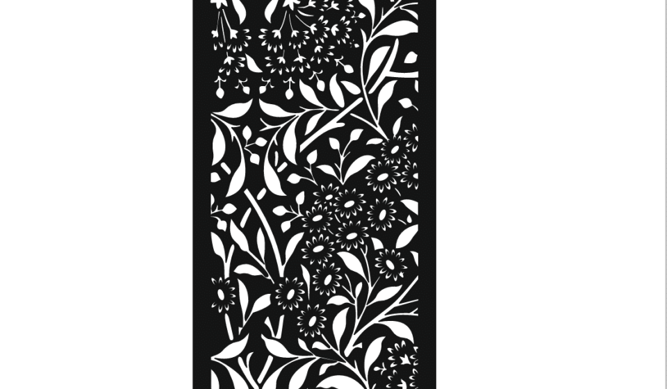 2D Vector Design for Laser CNC dxf file free download A001241