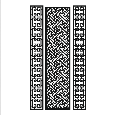 2D Vector Design for Laser CNC dxf file free download A001243