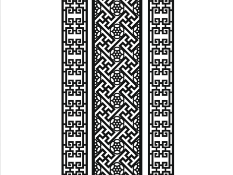 2D Vector Design for Laser CNC dxf file free download A001243