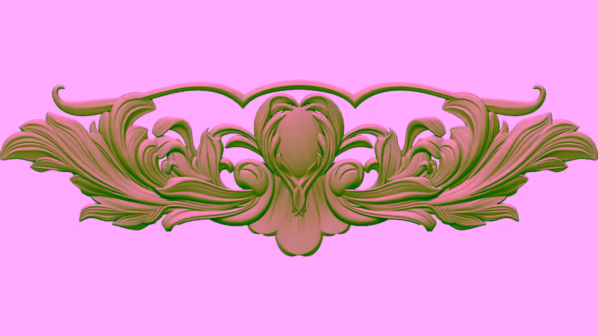 Ornamental Design STL file free download A001199