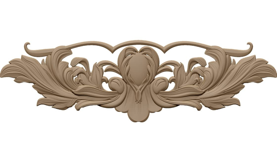 Ornamental Design STL file free download A001199
