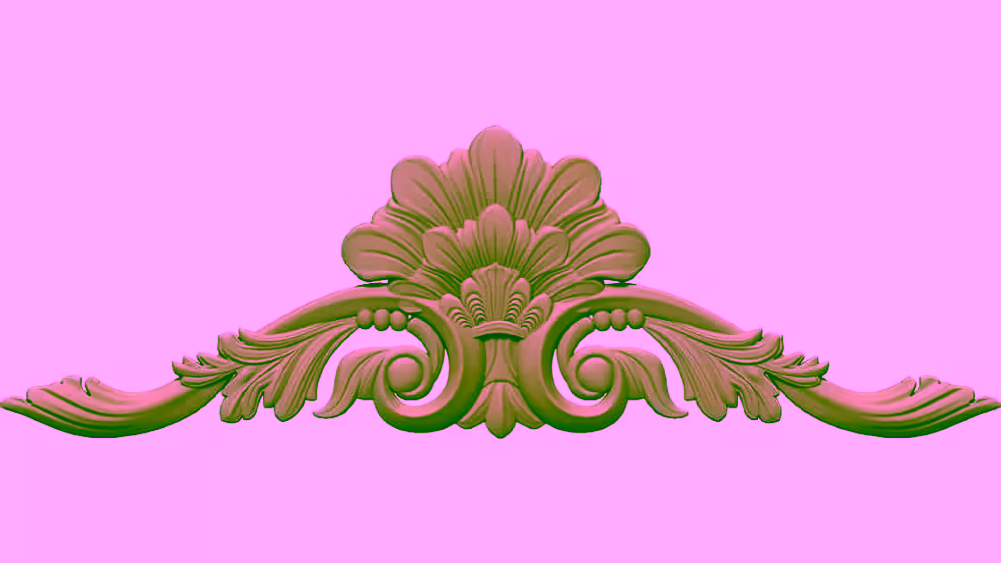 Ornamental Design STL file free download A001200