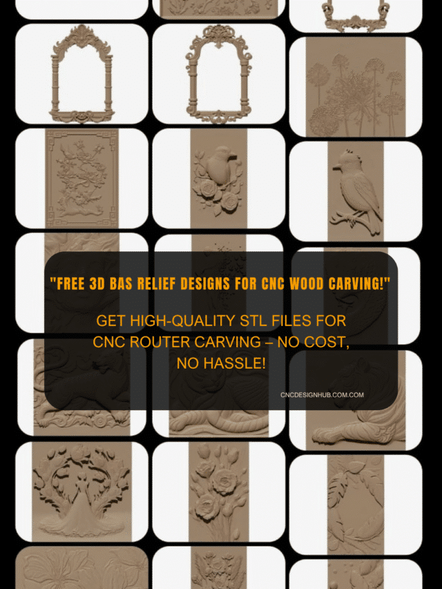 Designs for CNC Router Wood Carving (STL Files)