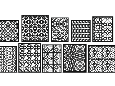 CNC Jali Design | Islamic Geometric Pattern Design for CNC Cutting