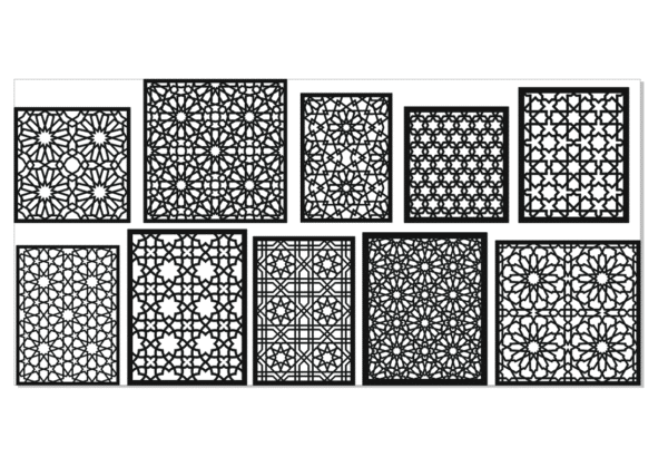 CNC Jali Design | Islamic Geometric Pattern Design for CNC Cutting