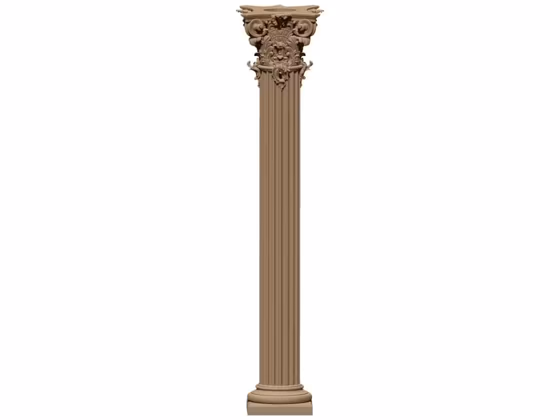 Clasic Column 3D Model STL file free download A0012779