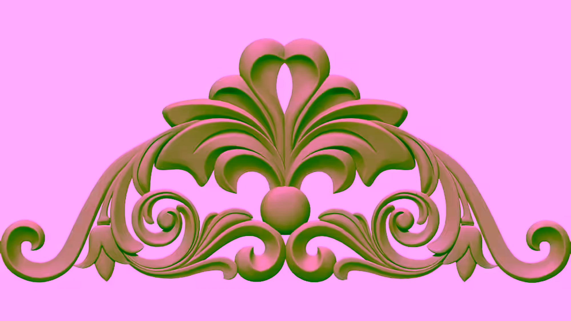 Carving design 3D Model STL file free download A001443