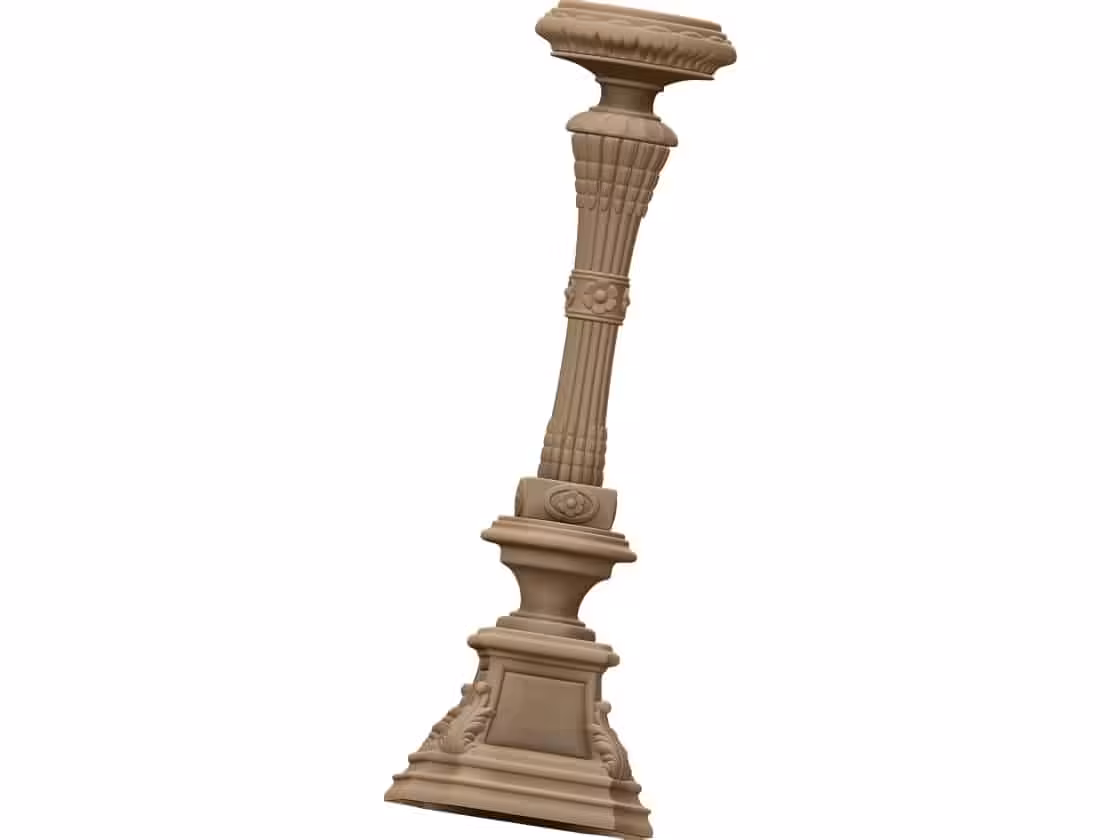 Decorative Column 3D Model STL file free download A0014225