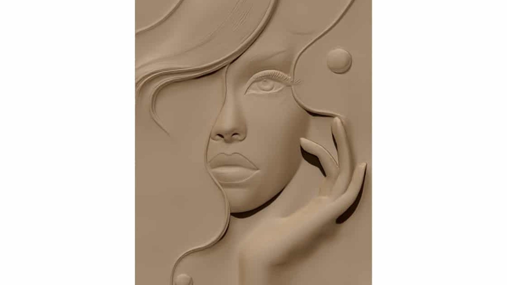 Girl art 3D Model STL file free download A001486