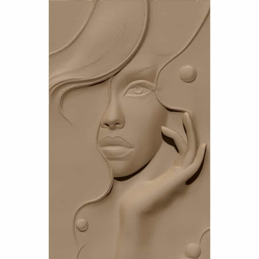 Girl art 3D Model STL file free download A001486