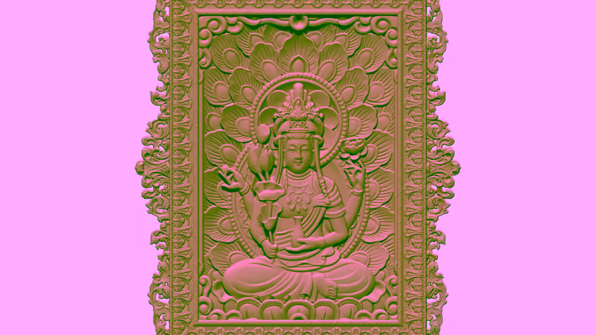 Guanyin 3D Model STL file free download A001470