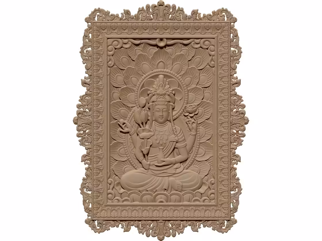 Guanyin 3D Model STL file free download A001470