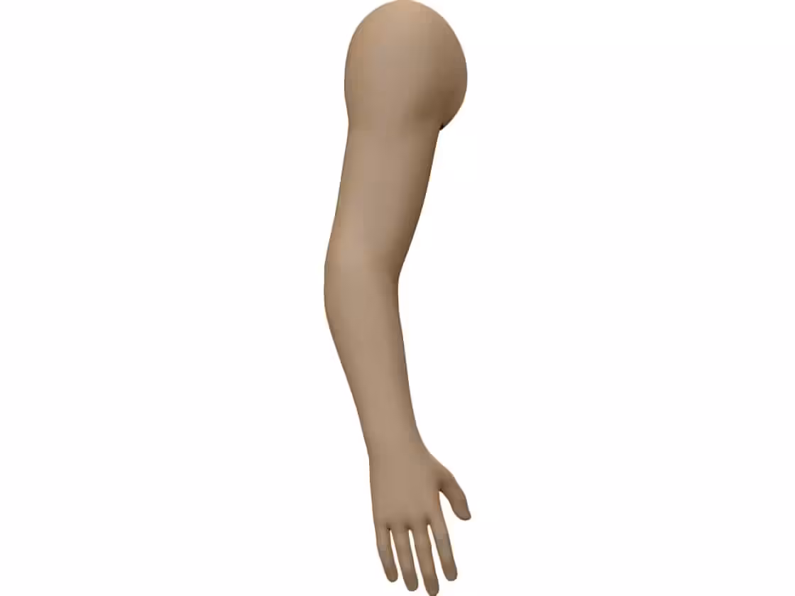 Hand 3D Model STL file free download A0014226