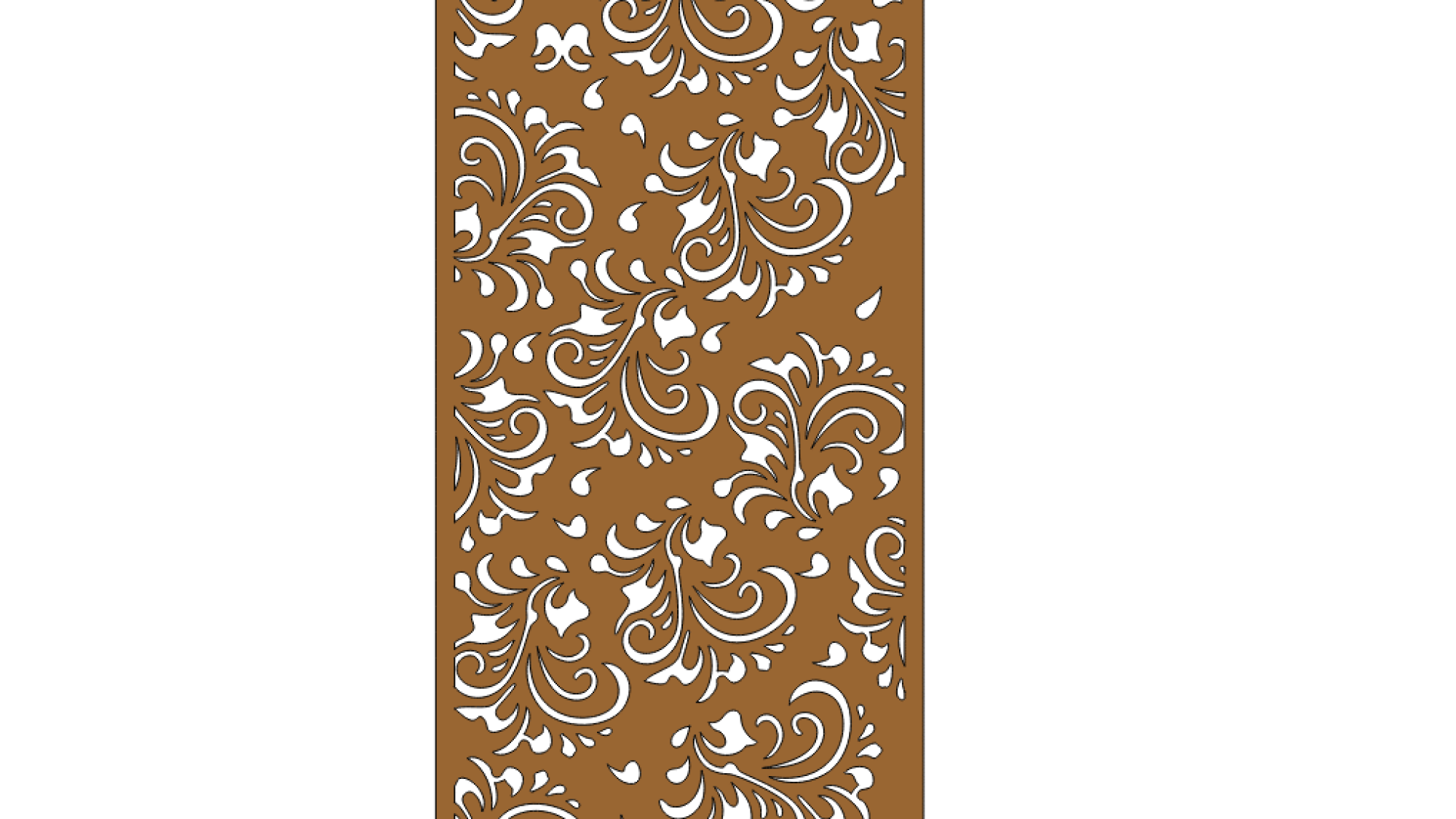 2D Jali Design Vector DXF File Free Download A001572