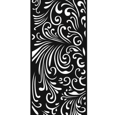 2D Jali Design Vector DXF File Free Download A001579