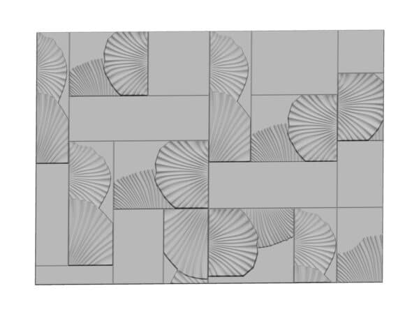 3D Wall Panel STL RLF File Download