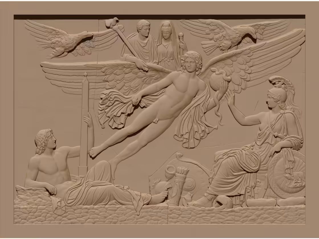 Antoninus Pius Wall art 3D Model STL File Free Download A001548