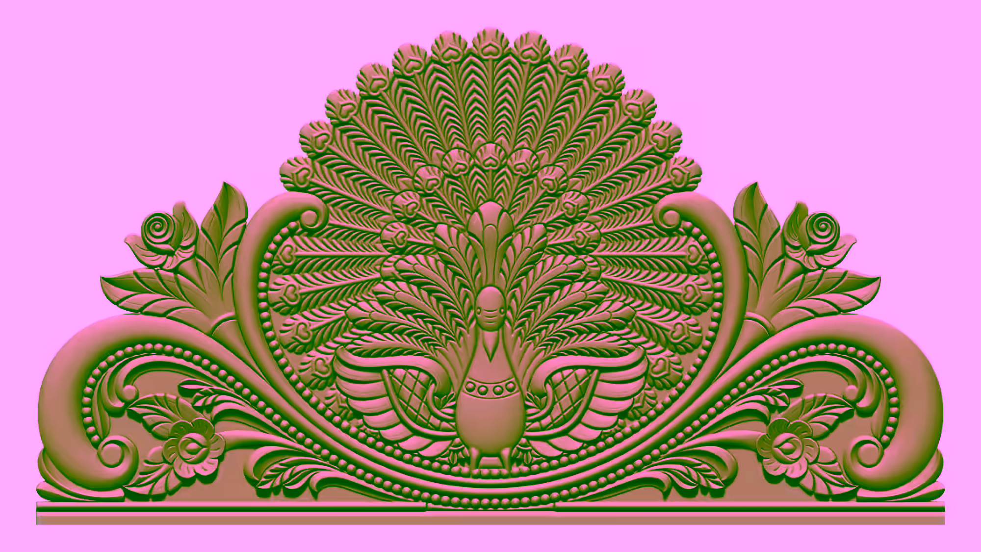 Bed Design 3D Model STL file free download A001508