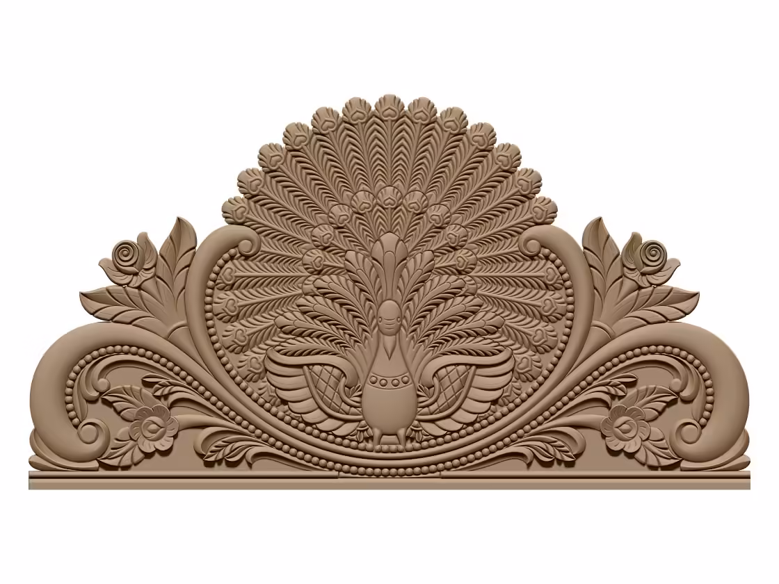 Bed Design 3D Model STL file free download A001508