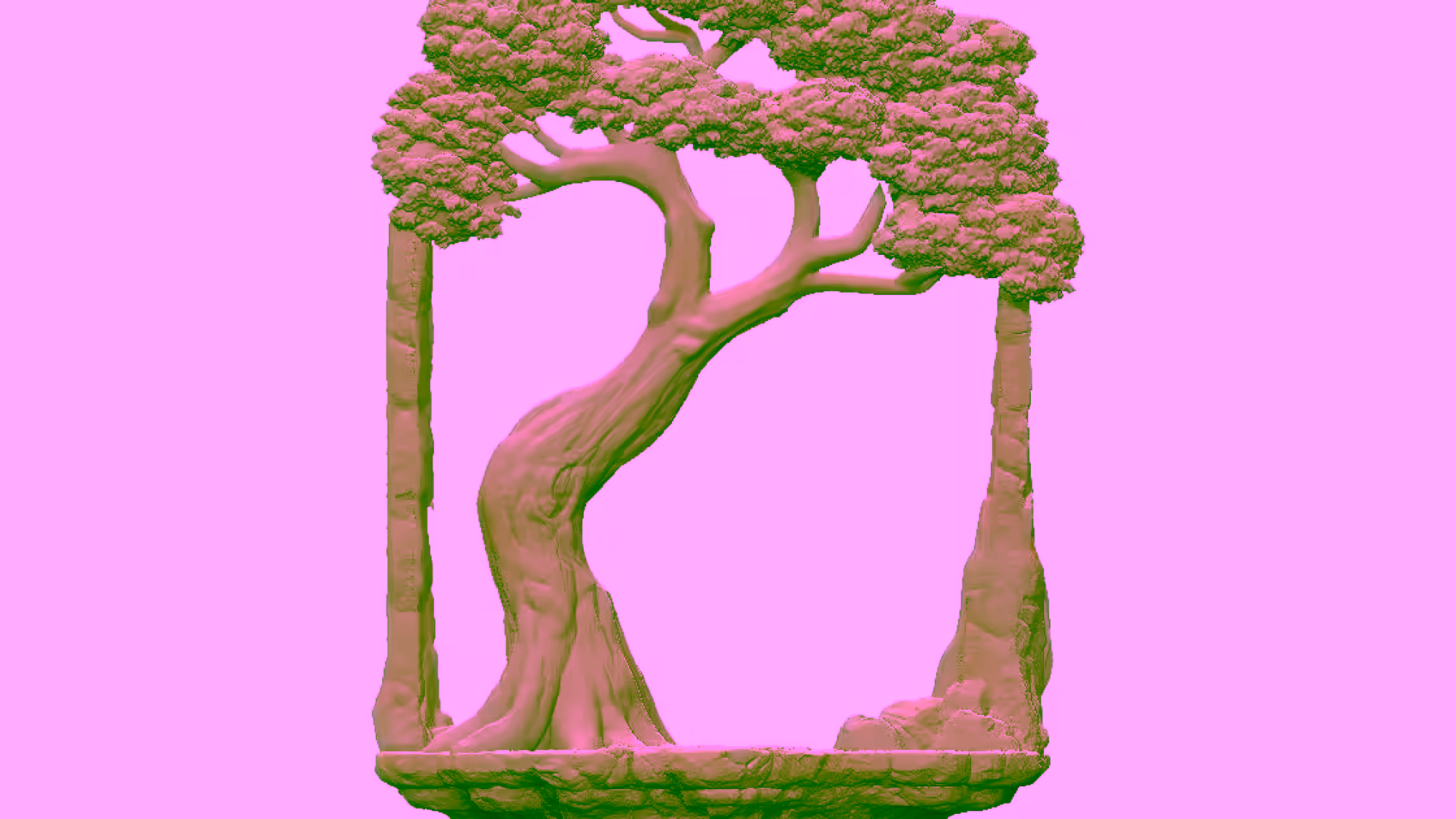 Bonsai Wall Photo Frame