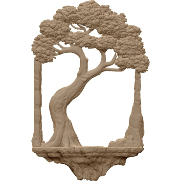 Bonsai Wall Photo Frame