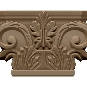 Column Capital Design 3D Model STL file free download A001515