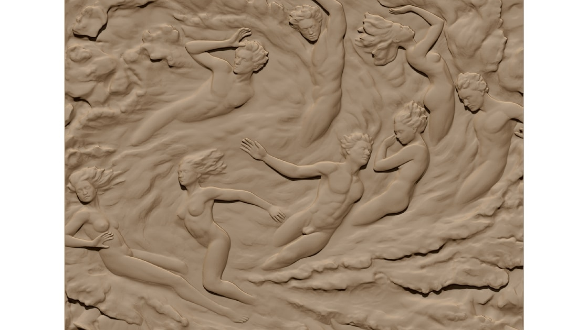 Wall mural by Frederick Hart ex Nihilo