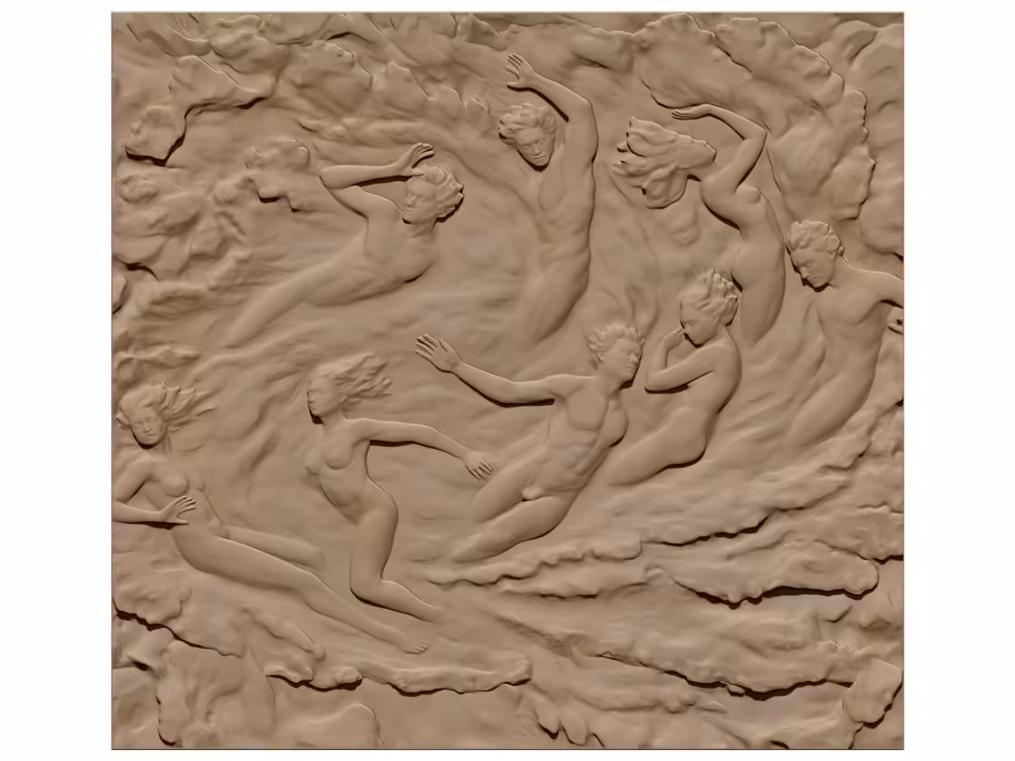 Wall mural by Frederick Hart ex Nihilo