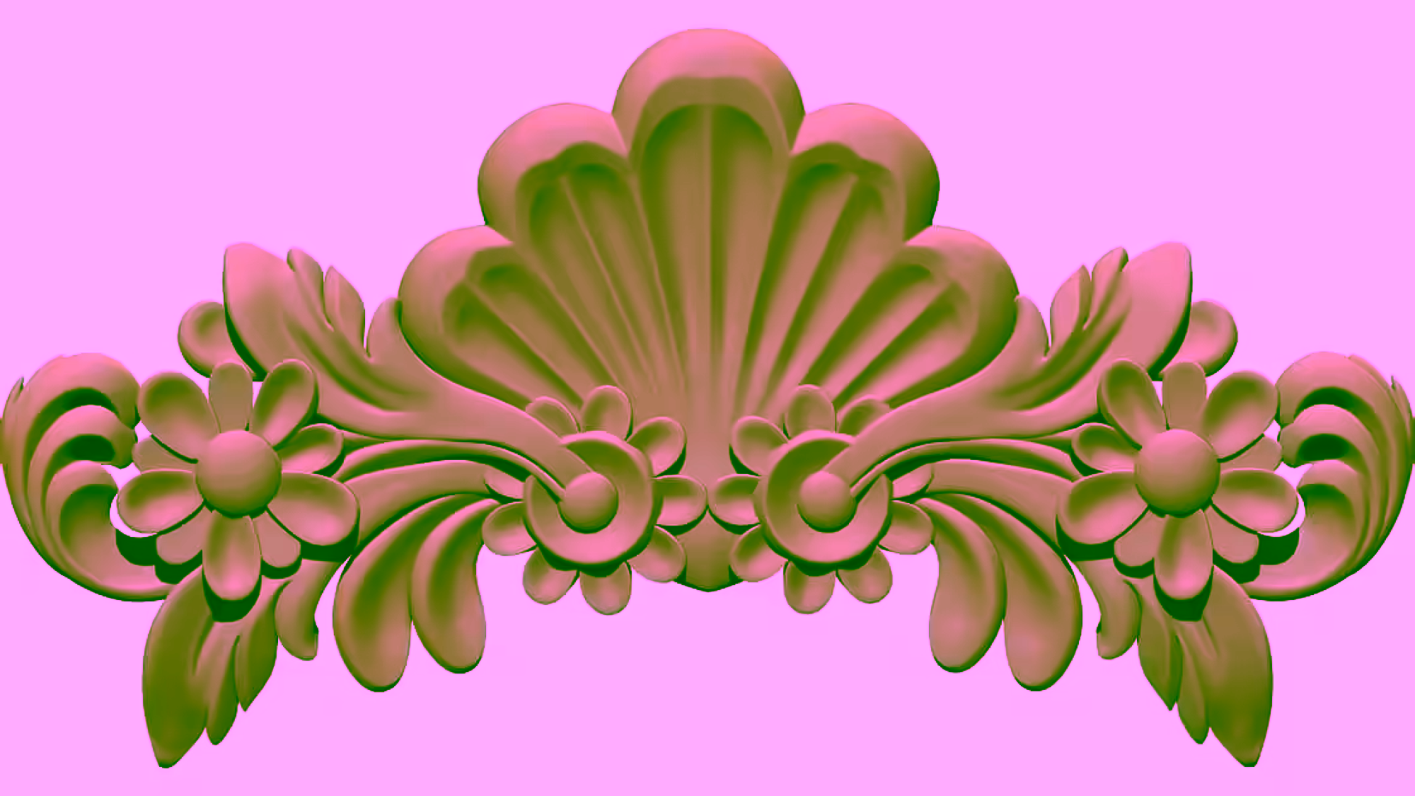 Wood Carving decor 3D Model STL file free download A001500