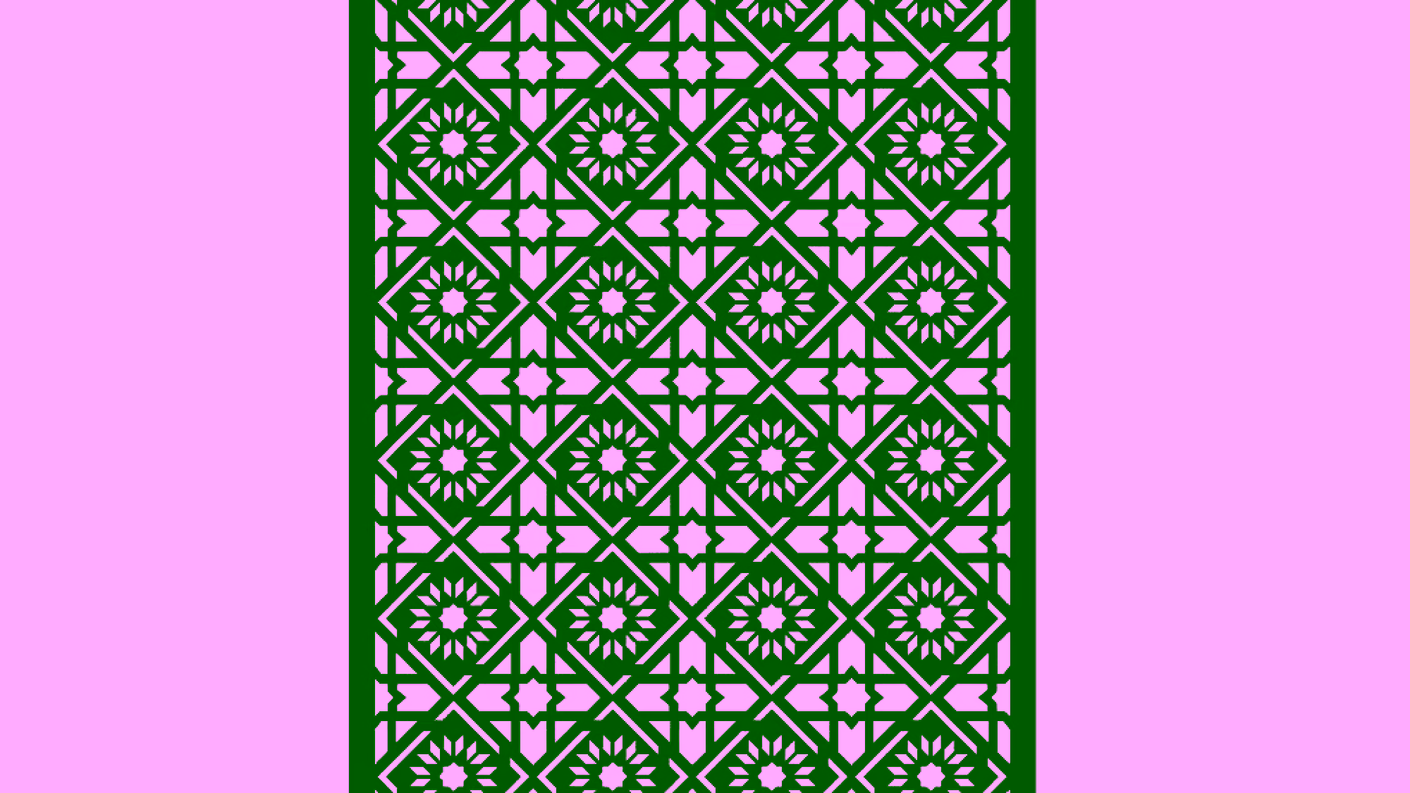 CNC Jali for Laser Cutting Vector DXF File Free Download A001584